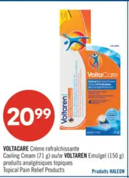 Pharmaprix VOLTACARE Cooling Cream (71 g) or VOLTAREN Emulgel (150 g), Topical Pain Relief Products offer
