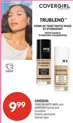Pharmaprix COVERGIRL TRUBLEND MATTE MADE or HYDRATANT Foundation offer