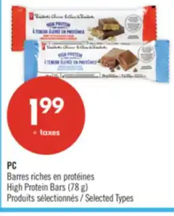 Pharmaprix PC High Protein Bars offer