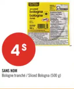 Pharmaprix NO NAME Sliced Bologna (500 g) offer