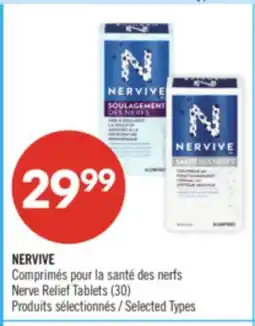 Pharmaprix NERVIVE Nerve Relief Tablets (30) offer