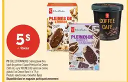 Pharmaprix PC COLLECTION NOIRE Super Premium Ice Cream (500 mL) or Ice Cream Bars (4 x 72 g) offer