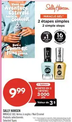 Pharmaprix SALLY HANSEN MIRACLE GEL Nail Enamel offer