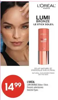 Pharmaprix L'ORÉAL LUMI BRONZE Stick offer