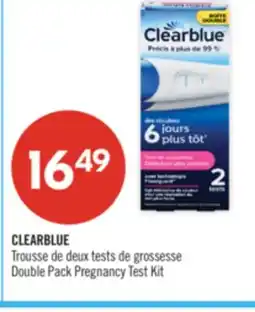Pharmaprix CLEARBLUE Double Pack Pregnancy Test Kit offer