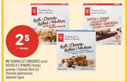 Pharmaprix PC TENDRES ET ENROBÉES ou/or RICHES ET TENDRES Granola Bars offer