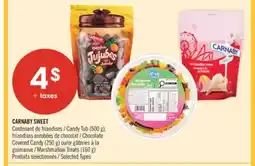 Pharmaprix CARNABY SWEET Candy Tub (500 g), Chocolate Covered Candy (250 g) or Marshmallow Treats (160 g) offer
