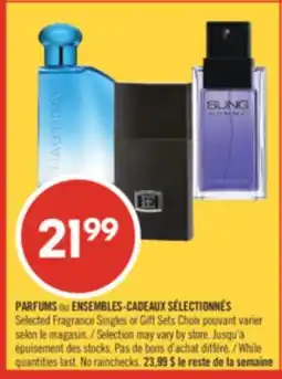Pharmaprix Selected Fragrance Singles or Gift Sets offer