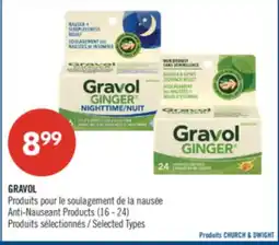 Pharmaprix GRAVOL Anti-Nauseant Products offer