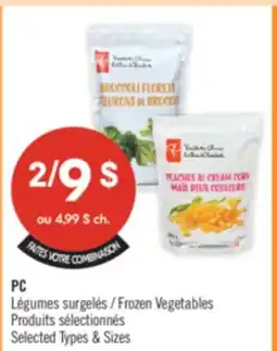 Pharmaprix PC Frozen Vegetables offer