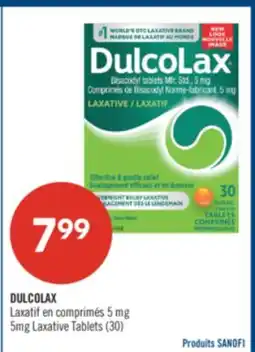 Pharmaprix DULCOLAX 5 mg 5mg Laxative Tablets (30) offer