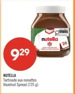 Pharmaprix NUTELLA Hazelnut Spread offer