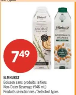 Pharmaprix ELMHURST Non-Dairy Beverage offer