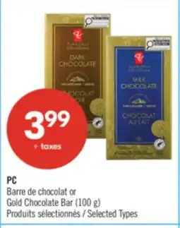 Pharmaprix PC Gold Chocolate Bar offer
