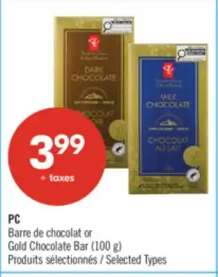 Pharmaprix PC Gold Chocolate Bar offer