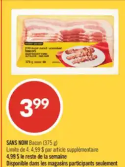 Pharmaprix NO NAME Bacon offer