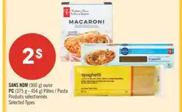 Pharmaprix NO NAME (900 g) or PC (375 g - 454 g) Pasta offer