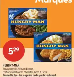 Pharmaprix HUNGRY-MAN Frozen Entrees offer