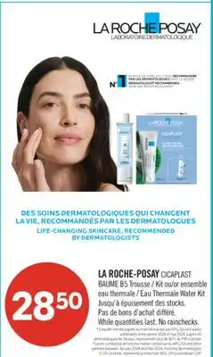 Pharmaprix LA ROCHE-POSAY CICAPLAST BAUME B5 Kit or Eau Thermale Water Kit offer