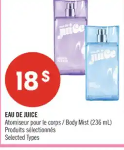 Pharmaprix EAU DE JUICE Body Mist offer