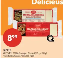 Pharmaprix SAPUTO MOZZARELLISSIMA Cheese (690 g - 700 g) offer
