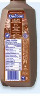 Walmart Québon chocolate milk offer