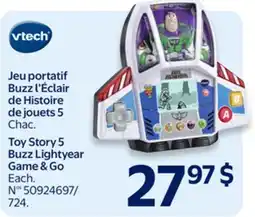 Walmart Vtech Toy Story 5 Buzz Lightyear Game & Go offer