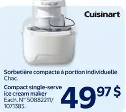 Walmart Compact single-serve ice cream maker offer