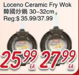 Foody Mart Loceno Ceramic Fry Wok offer