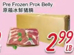 Foody Mart Pre Frozen Prok Belly offer