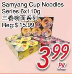 Foody Mart Samyang Cup Noodles Series offer