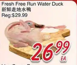 Foody Mart Fresh Free Run Water Duck offer