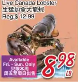 Foody Mart Live Canada Lobster offer