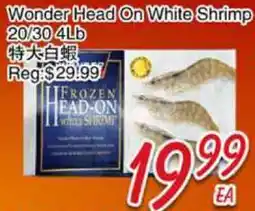 Foody Mart Wonder Head On White Shrimp offer