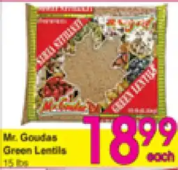 Danforth Food Market Mr. Goudas Green Lentils offer