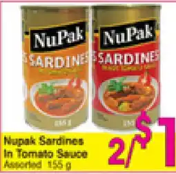 Danforth Food Market Nupak Sardines In Tomato Sauce offer