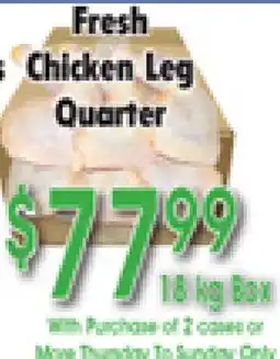 Danforth Food Market Fresh Chicken Leg Quarter offer