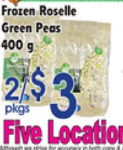 Danforth Food Market Frozen Roselle Green Peas offer