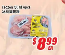 WinCo Food Mart Frozen Quail 4pcs offer