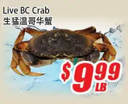WinCo Food Mart Live BC Crab offer