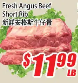 WinCo Food Mart Fresh Angus Beef Short Rib offer