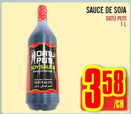 Marché Lian Tai SAUCE DE SOJA DATU PUTI offer