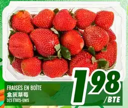 Marché Lian Tai FRAISES EN BOÎTE offer