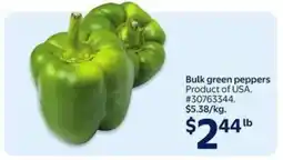 Walmart Bulk Green Peppers offer