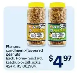 Walmart Planters condiment-flavoured peanuts offer