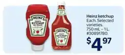 Walmart Heinz Ketchup offer