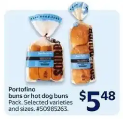 Walmart Portofino buns or hot dog buns offer