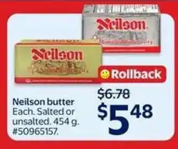 Walmart Neilson butter offer