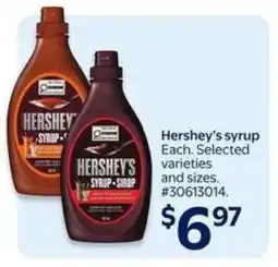 Walmart Hershey's syrup offer