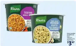 Walmart Knorr noodles or pasta cup offer